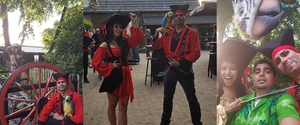 Piratenfeest barbecue