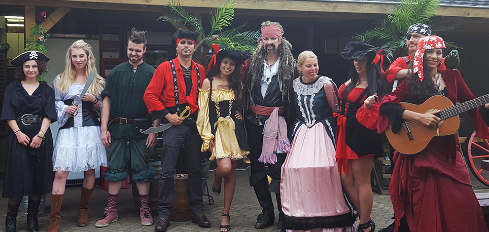 Piraten animatie feest